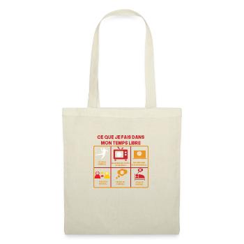 handball humour drôles handballeur temps libre - Sac en tissu - nature - Devant
