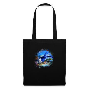 whale,colorful,aquarium,fish,sea,underwater - Tote Bag - black - Front