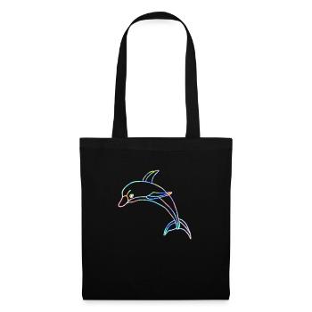 dolphin - Tote Bag - black - Front