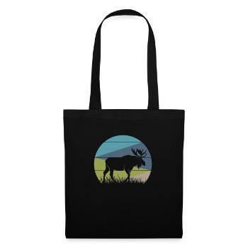 L’orignal - Sac en tissu - noir - Devant