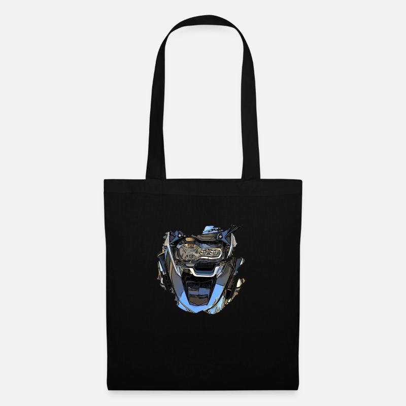 Motorcycle snout - Tote Bag - black