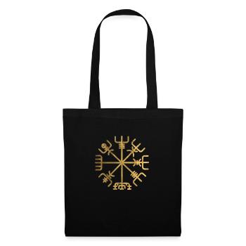 Icelandic Magic Staves Vegvísir Tattoo Poison - Tote Bag - black - Front