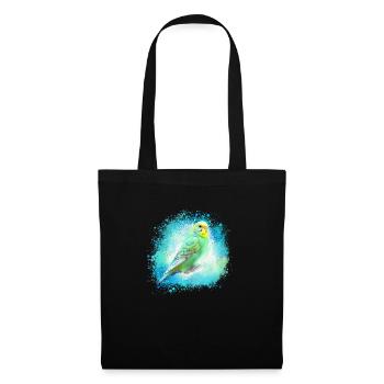 canary, graffiti, bird, painting, colorful - Tote Bag - black - Front