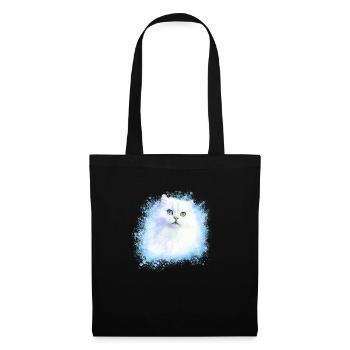persian cat,siam cat,cat,white cat, graffiti - Tote Bag - black - Front