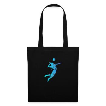 Maori Volleyball Girls Volleyball Player Poison - Sac en tissu - noir - Devant