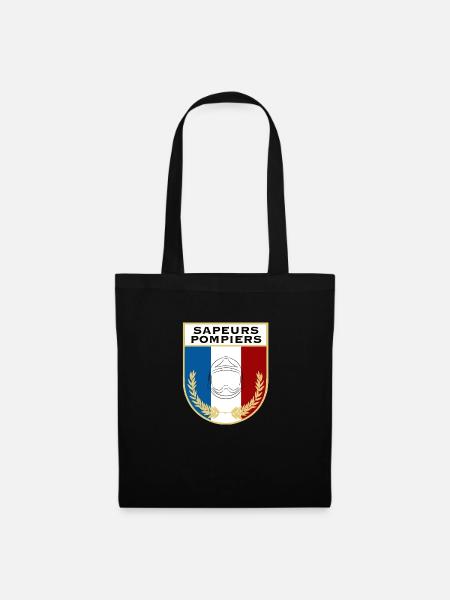 SAPEURS POMPIERS - Sac en tissu - noir