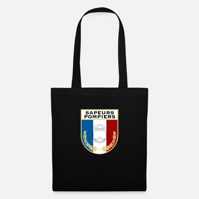 SAPEURS POMPIERS - Sac en tissu - noir
