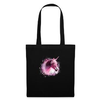 haflinger,horse,graffiti, painting, unicorn,pink - Tote Bag - black - Front