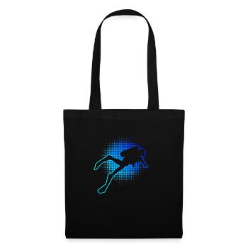 Plongée Plongée Plongeurs Sous-marins Hommes Garçons - Sac en tissu - noir - Devant