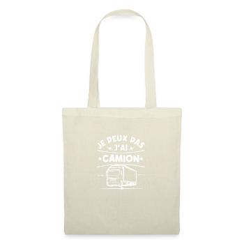 Je Peux Pas J'ai Camion - Sac en tissu - nature - Devant