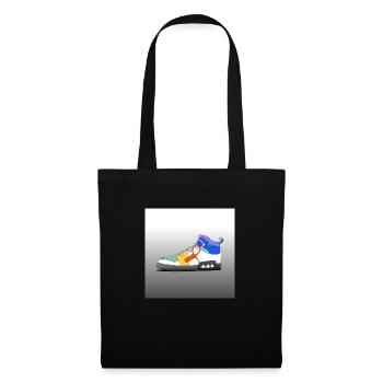 Sneaker - NFT Design - Stoffbeutel - Schwarz - Vorne