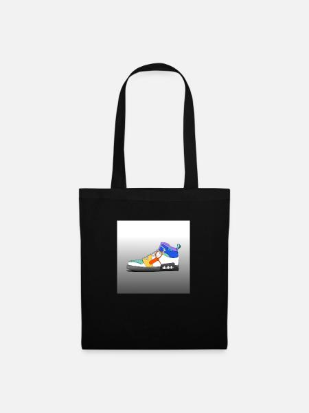 Sneaker - NFT Design - Stoffbeutel - Schwarz
