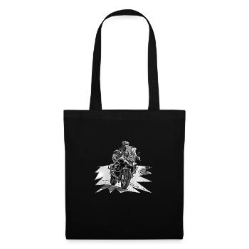 Vélo d’aventure Curve noir - Sac en tissu - noir - Devant