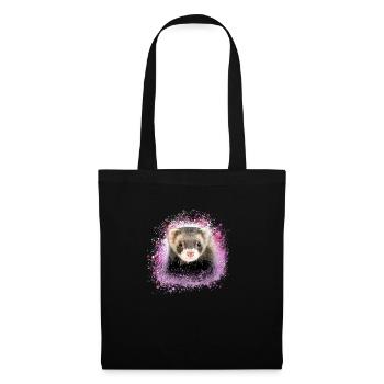 ferrets,pink,graffiti,iltis - Tote Bag - black - Front