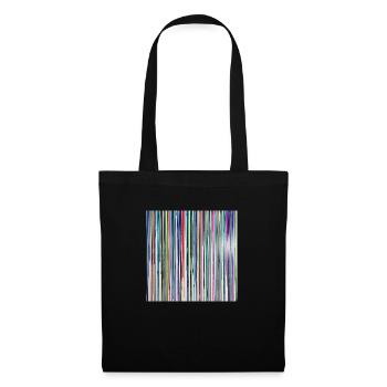 Abstrakte Kunst - Stoffbeutel - Schwarz - Vorne