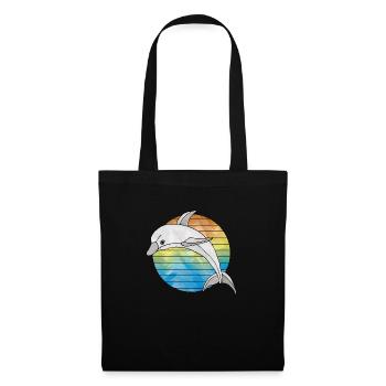 Dolphin - Tote Bag - black - Front