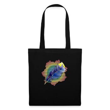 Feather - Tote Bag - black - Front