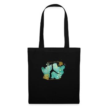 Cerceau aérien - Sac en tissu - noir - Devant