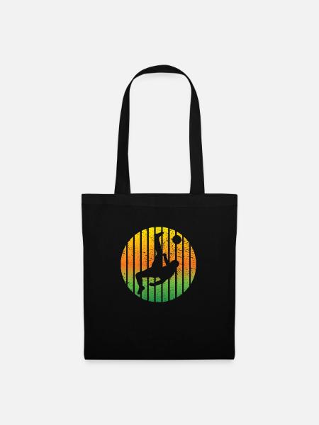 Entraîneur de football Entraîneur de football Joueur de football Football - Sac en tissu - noir