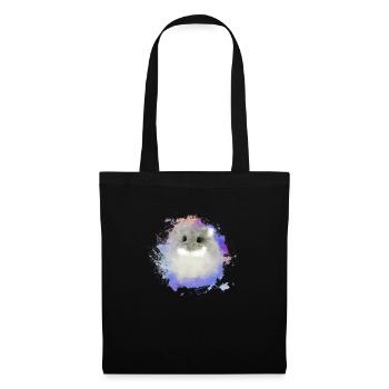 dwarf hamster,hamster,colorful,graffiti,painting - Tote Bag - black - Front