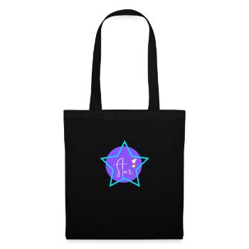 star - Stoffbeutel - Schwarz - Vorne