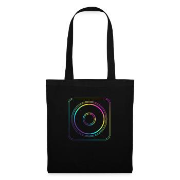 Colored Gradient Square - Tote Bag - black - Front