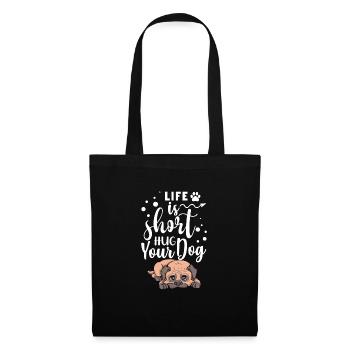 Dog - Tote Bag - black - Front