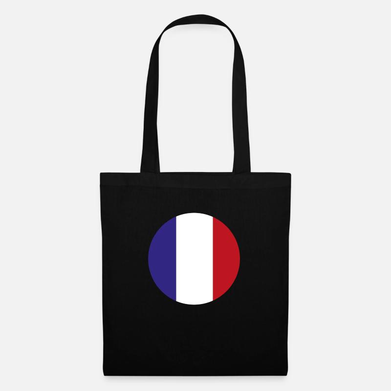 French flag - Tote Bag - black