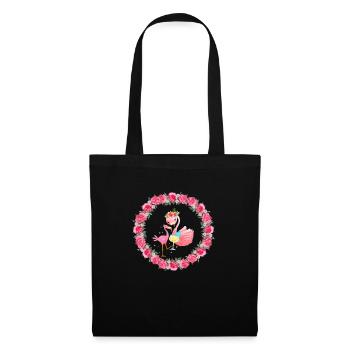 FLAMAND ROSE ETE - Sac en tissu - noir - Devant