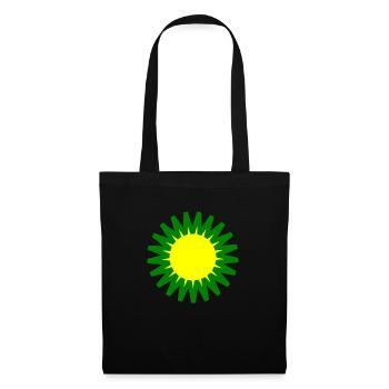 Öko-Sonne - Stoffbeutel - Schwarz - Vorne