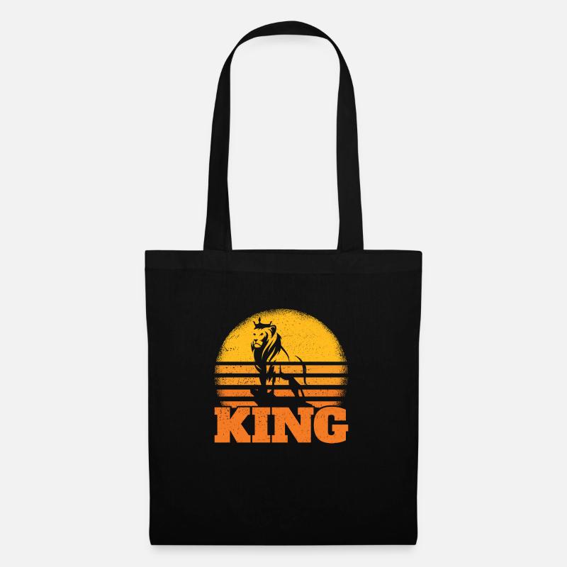 Lion Thron - Stoffbeutel - Schwarz