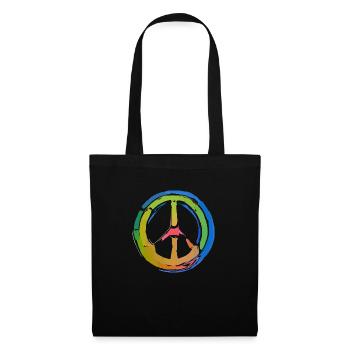 Peace Peace Sign Love Harmony Symbol 2 - Tote Bag - black - Front