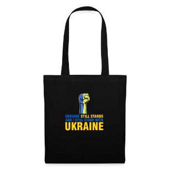 je suis encore soutiens Ukraine - Sac en tissu - noir - Devant