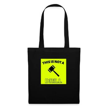 Ce n’est pas un exercice - Sac en tissu - noir - Devant