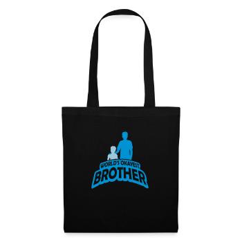 Équipe Worlds okayest Brother - Sac en tissu - noir - Devant