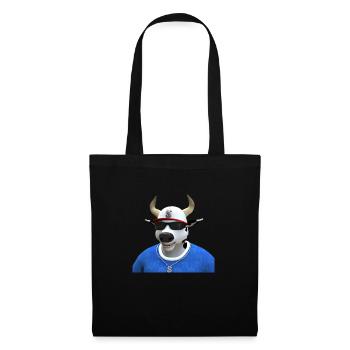 Nftees Bulls - Sac en tissu - noir - Devant
