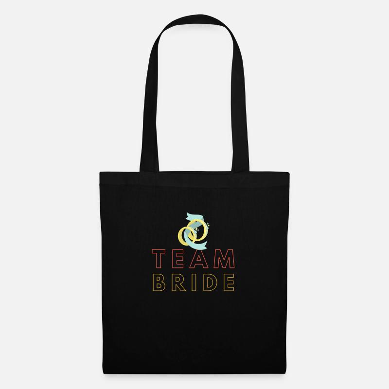 mariée de l’équipe - Sac en tissu - noir