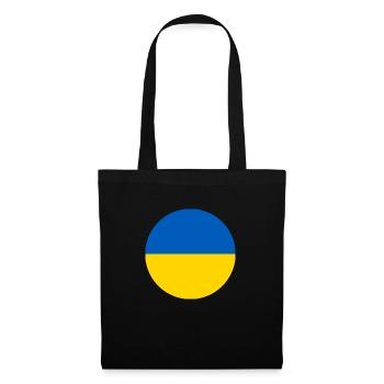 Ukraine - Stoffbeutel - Schwarz - Vorne