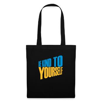 be kind to yourself - Tote Bag - black - Front
