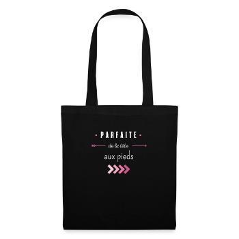 parfaite de la tête aux pieds - Sac en tissu - noir - Devant