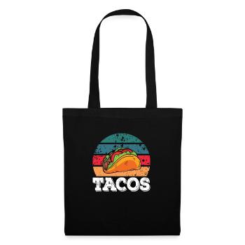 TACOS!!!!! - Sac en tissu - noir - Devant