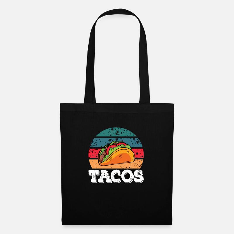 TACOS!!!!! - Tote Bag - black