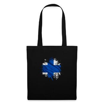 Finlande Suomi helsinki scandinavie viking - Sac en tissu - noir - Devant