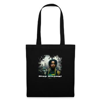Restez fort Fort Apocalypse apocalyptique - Sac en tissu - noir - Devant
