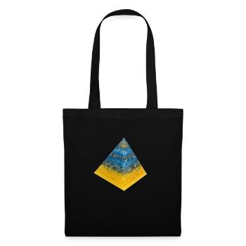 IN MEMORY OF FREEDOM / Ukraine /Pyramide - Stoffbeutel - Schwarz - Vorne