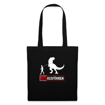 Admin Programmierer ITler Informatik Geschenk EXE - Stoffbeutel - Schwarz - Vorne