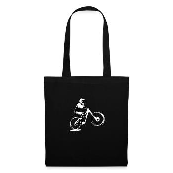 mtb vtt descente - Sac en tissu - noir - Devant