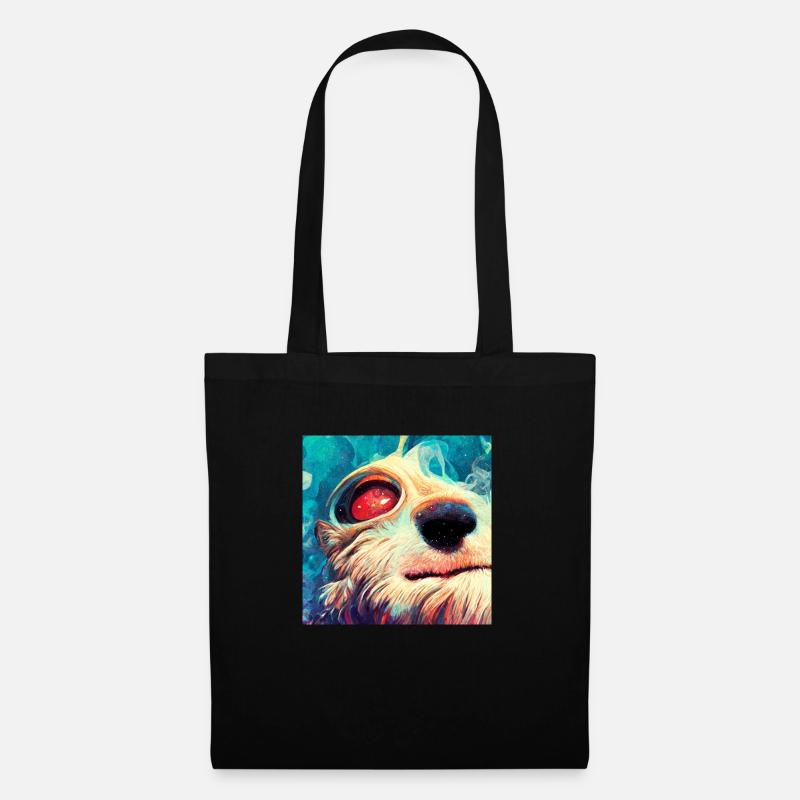 Dogs in Space - Kollektion 1 - Stoffbeutel - Schwarz