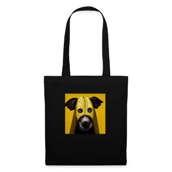 Banana Dog - Tote Bag - black - Front