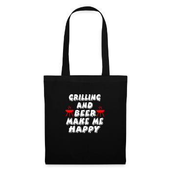 Griller - Sac en tissu - noir - Devant
